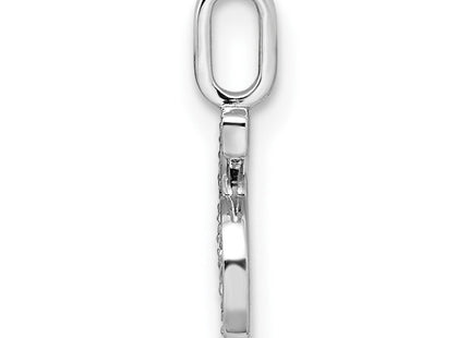 14k White Gold Diamond Number 6 Pendant (Style PM8370-6-009-WA)