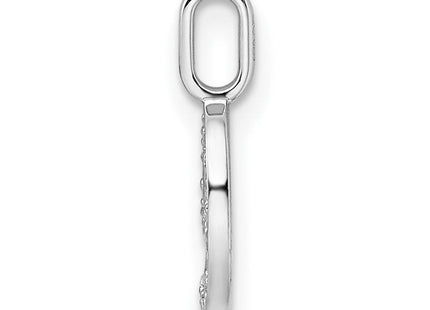 14k White Gold Diamond Number 9 Pendant (Style PM8370-9-009-WA)