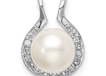 14K white gold diamond chain