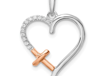 14k Two-tone Pendants Style PM8476 - Classique Jewelry Inc.