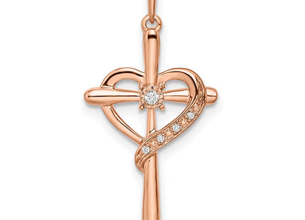 14k Rose Gold Pendants Style PM8486 - Classique Jewelry Inc.