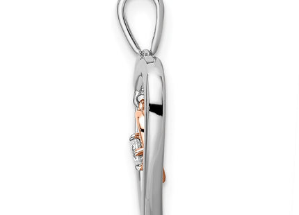 14k Two-tone Pendants Style PM8489 - Classique Jewelry Inc.