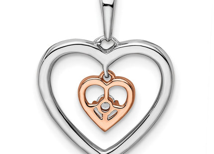 14k Two-tone Pendants Style PM8489 - Classique Jewelry Inc.