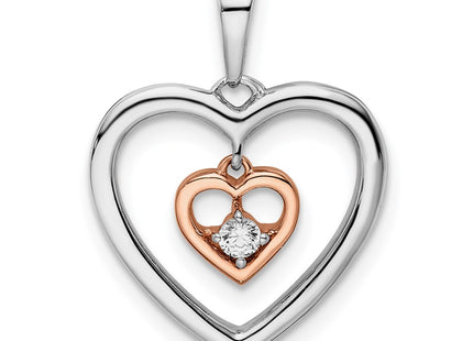 14k Two-tone Pendants Style PM8489 - Classique Jewelry Inc.