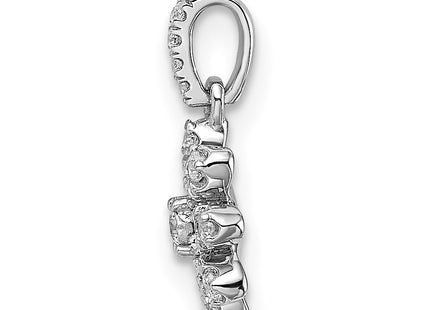 14k White Gold Pendants Style PM8493 - Classique Jewelry Inc.