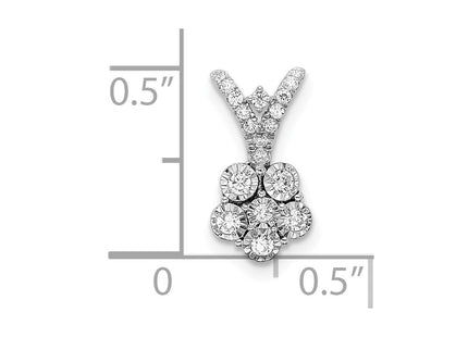 14k White Gold Pendants Style PM8495 - Classique Jewelry Inc.