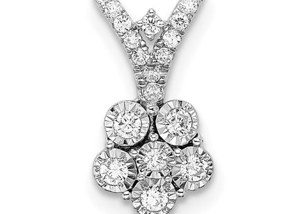 14k White Gold Pendants Style PM8495 - Classique Jewelry Inc.