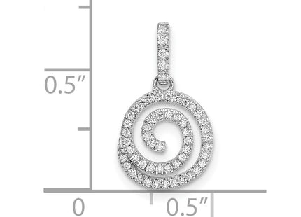 14k White Gold Pendants Style PM8512 - Classique Jewelry Inc.