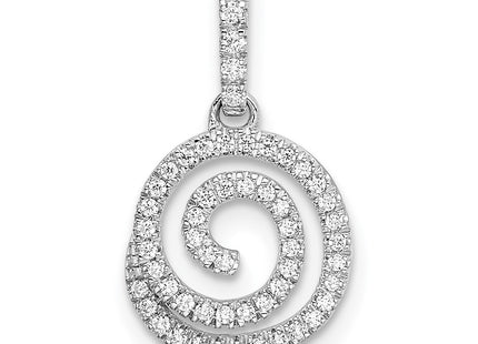 14k White Gold Pendants Style PM8512 - Classique Jewelry Inc.