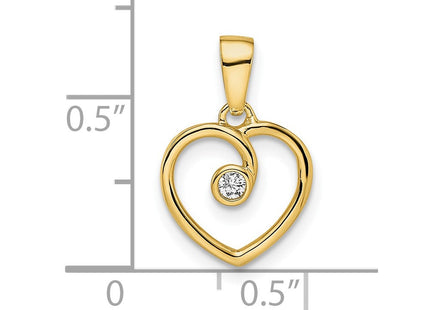 14k Yellow Gold Pendants Style PM8535 - Classique Jewelry Inc.
