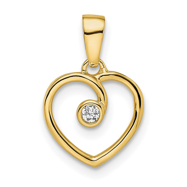 14k Yellow Gold Pendants Style PM8535 - Classique Jewelry Inc.