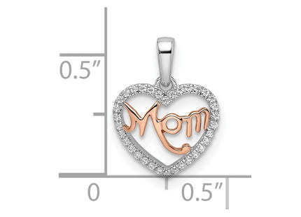 14k Two-tone Pendants Style PM8537 - Classique Jewelry Inc.