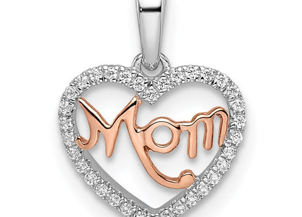 14k Two-tone Pendants Style PM8537 - Classique Jewelry Inc.