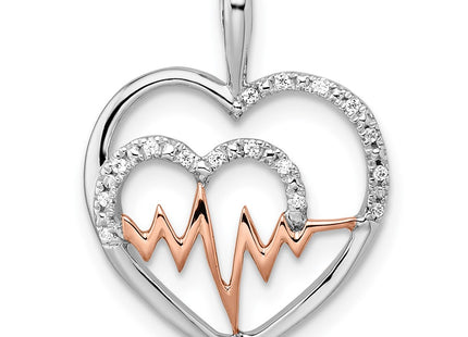 14k Two-tone Pendants Style PM8539 - Classique Jewelry Inc.