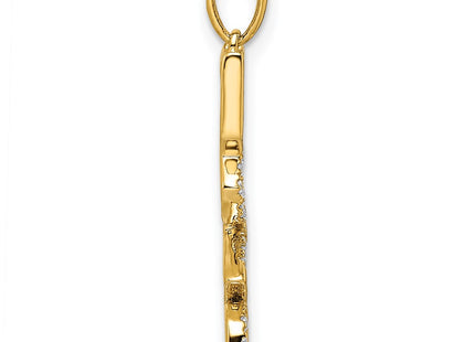 14k Yellow Gold Pendants Style PM8542 - Classique Jewelry Inc.