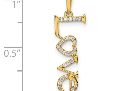 14k Yellow Gold Pendants Style PM8542 - Classique Jewelry Inc.