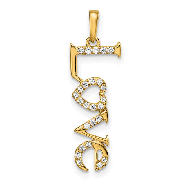 14k Yellow Gold Pendants Style PM8542 - Classique Jewelry Inc.