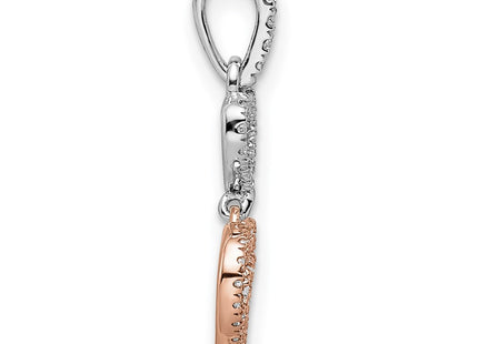 14k Two-tone Pendants Style PM8544 - Classique Jewelry Inc.