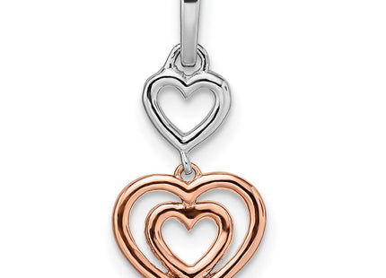 14k Two-tone Pendants Style PM8544 - Classique Jewelry Inc.