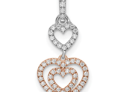 14k Two-tone Pendants Style PM8544 - Classique Jewelry Inc.