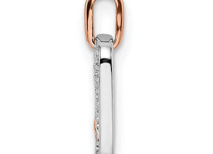 14k Two-tone Pendants Style PM8545 - Classique Jewelry Inc.