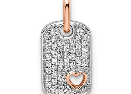 14k Two-tone Pendants Style PM8545 - Classique Jewelry Inc.