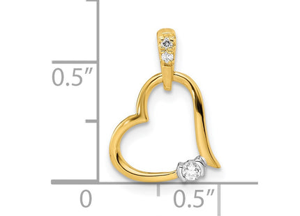 14k Two-tone Pendants Style PM8548 - Classique Jewelry Inc.