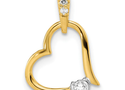 14k Two-tone Pendants Style PM8548 - Classique Jewelry Inc.