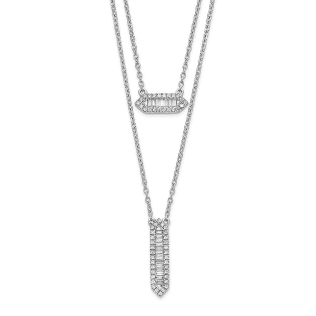 14k White Gold Jewelry Style PM8567 - Classique Jewelry Inc.