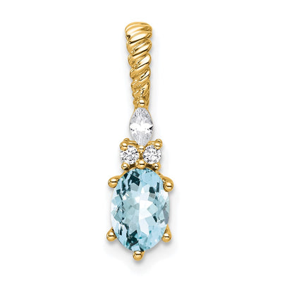 14K gold diamond chain