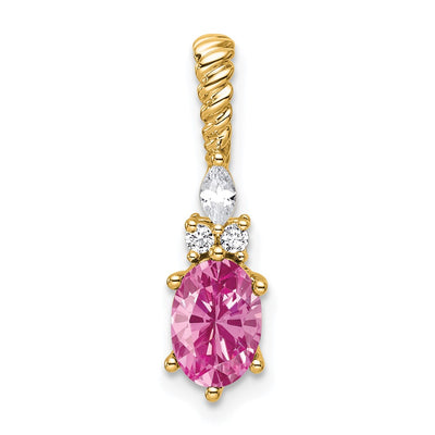 14K gold diamond chain