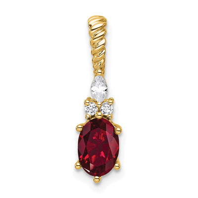 14K gold diamond chain
