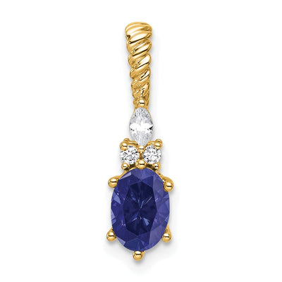 14K gold diamond chain