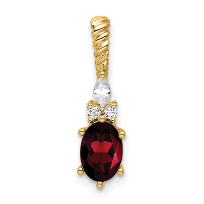 14K gold diamond chain