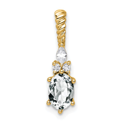 14K gold diamond chain