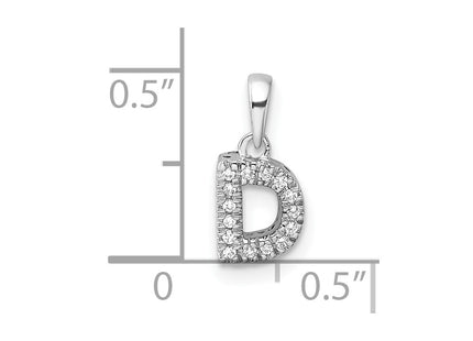 14k White Gold Pendants Style PM9797D - Classique Jewelry Inc.