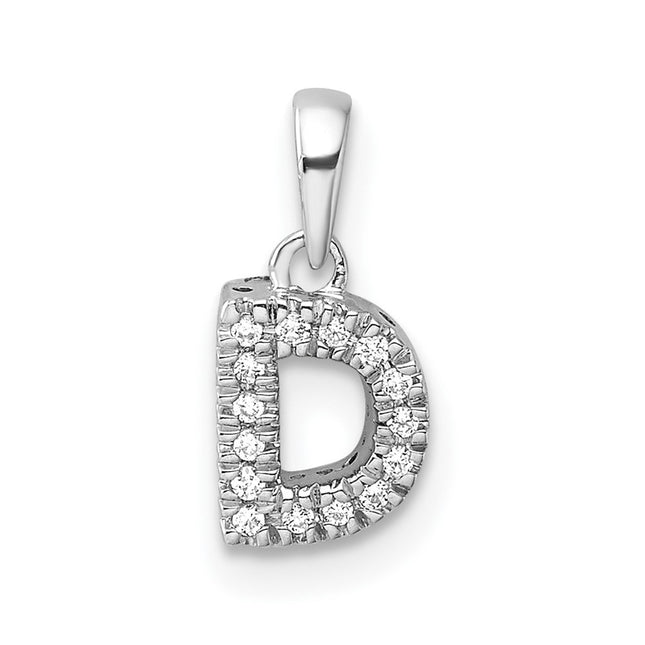 14k White Gold Pendants Style PM9797D - Classique Jewelry Inc.