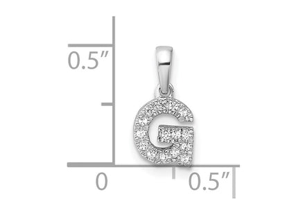 14k White Gold Pendants Style PM9797G - Classique Jewelry Inc.