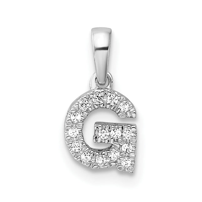 14k White Gold Pendants Style PM9797G - Classique Jewelry Inc.