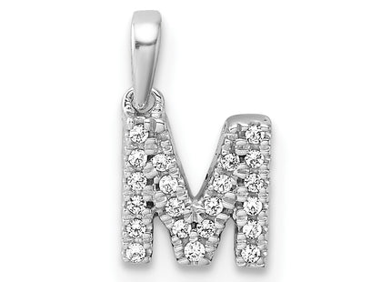 14k White Gold Pendants Style PM9797M - Classique Jewelry Inc.