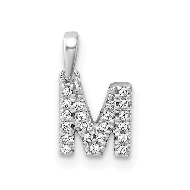 14k White Gold Pendants Style PM9797M - Classique Jewelry Inc.