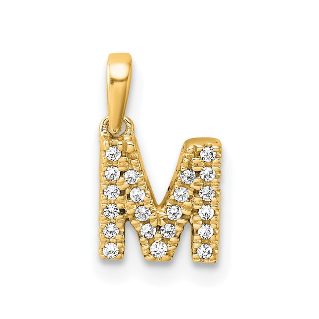 14k Yellow Gold Pendants Style PM9797M - Classique Jewelry Inc.