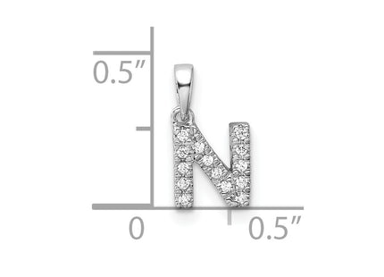 14k White Gold Pendants Style PM9797N - Classique Jewelry Inc.