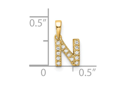 14k Yellow Gold Pendants Style PM9797N - Classique Jewelry Inc.