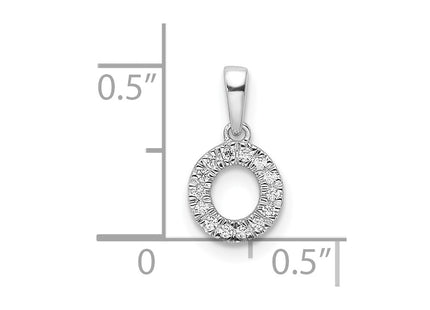 14k White Gold Pendants Style PM9797O - Classique Jewelry Inc.