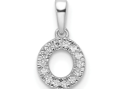 14k White Gold Pendants Style PM9797O - Classique Jewelry Inc.
