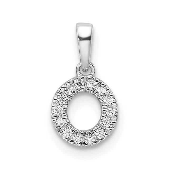 14k White Gold Pendants Style PM9797O - Classique Jewelry Inc.