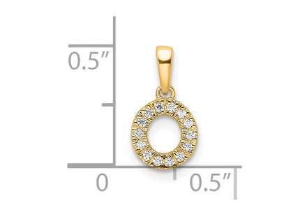 14k Yellow Gold Pendants Style PM9797O - Classique Jewelry Inc.