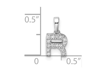 14k White Gold Pendants Style PM9797R - Classique Jewelry Inc.