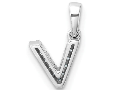 14k White Gold Pendants Style PM9797V - Classique Jewelry Inc.